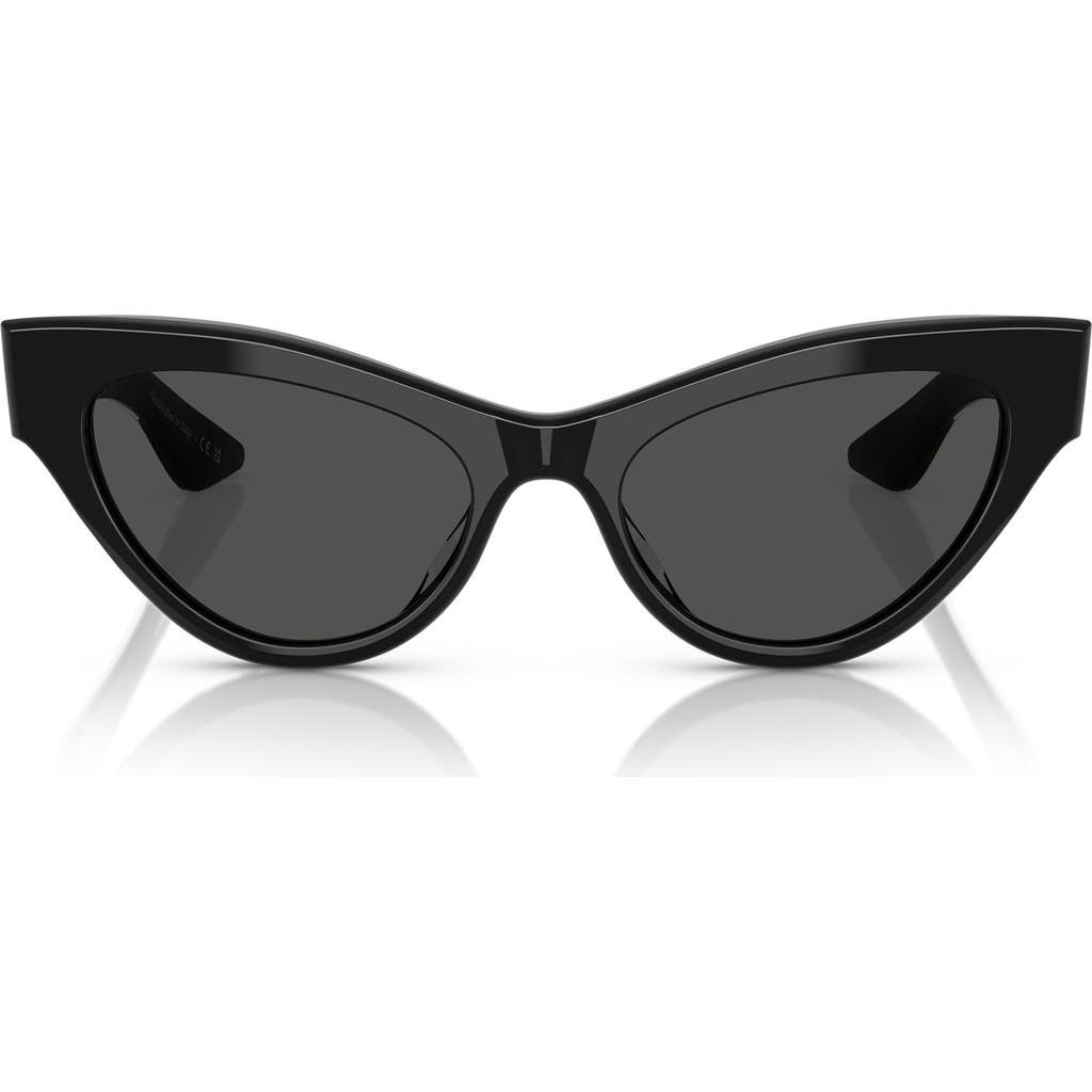 Oliver Peoples X Khaite 54mm Cat Eye Sunglasses In Black