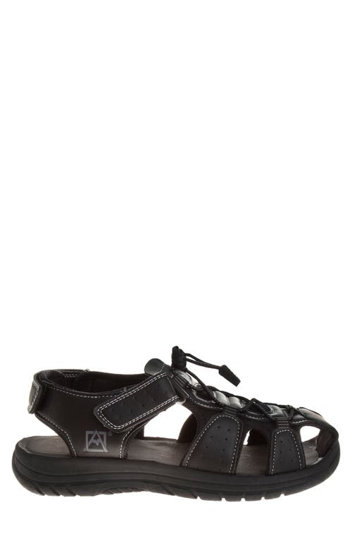 Avalanche Fisherman Sandal In Black