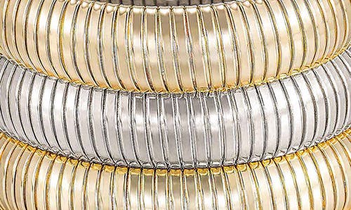 Ettika Golden Hour Stretch Bracelet Set In Mixed Metal