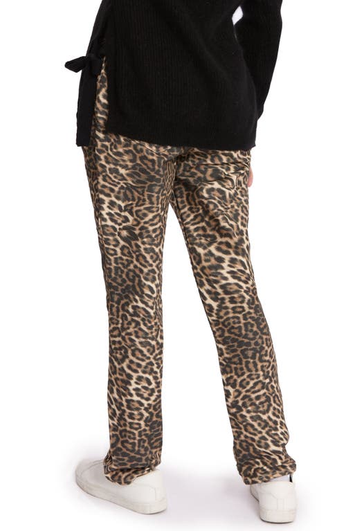 Cache Coeur Leopard Print Maternity Mom Jeans In Leopard