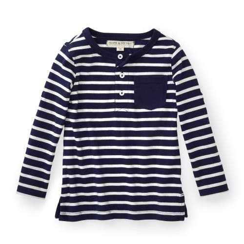 HOPE & HENRY HOPE & HENRY BOYS' HENLEY POCKET TEE WITH ROLLED SLEEVES, KIDS