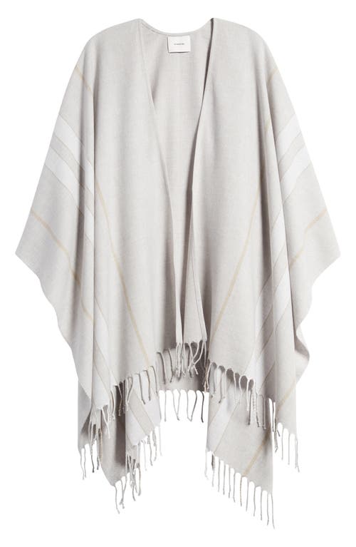 Vince Cotton Blend Summer Wrap in Heather Grey at Nordstrom