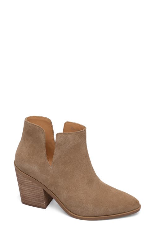 Kicky Bootie in Saddle Split Suede