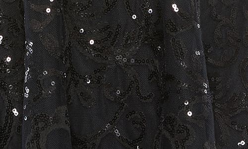 Shop Mac Duggal Sequin Lace Cocktail Dress In Black