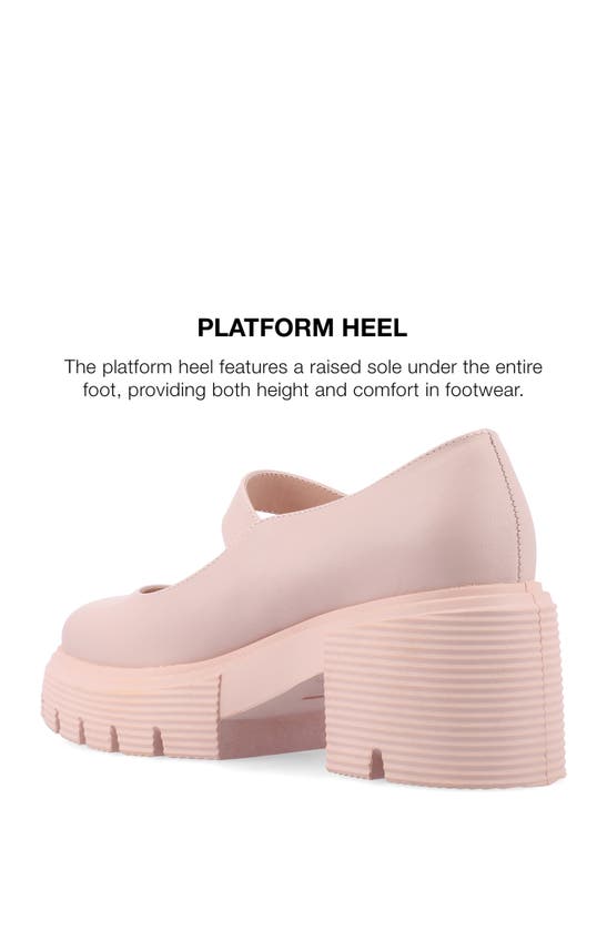 JOURNEE COLLECTION JOURNEE COLLECTION ZARYNN MARY JANE PLATFORM PUMP 