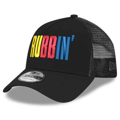 Men's NASCAR Hurley Black Tri-Blend Flex Fit Hat