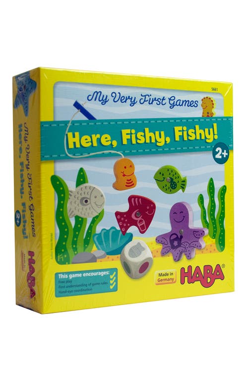 HABA My Very First Games Here, Fishy, Fishy Game in Yellow at Nordstrom