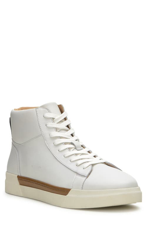 Shop Vince Camuto Ranulf High Top Sneaker In Bianco/eclipse