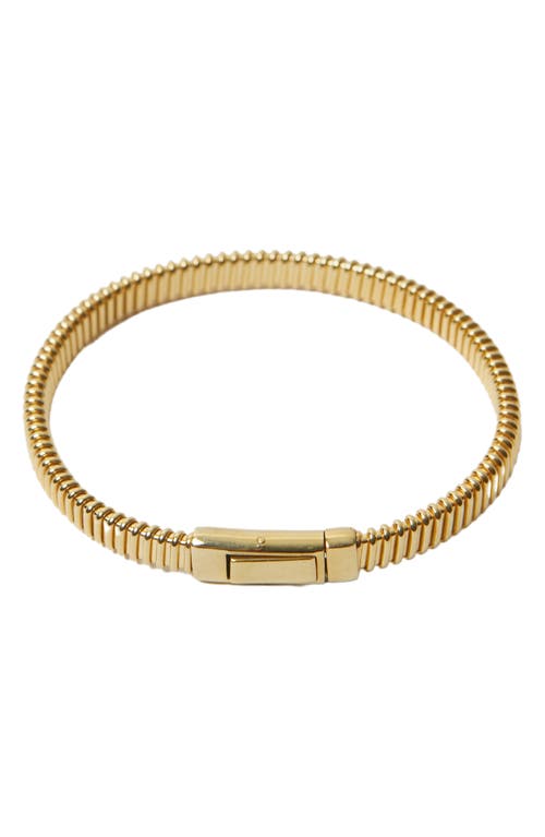 Lux Omega Bangle in Gold