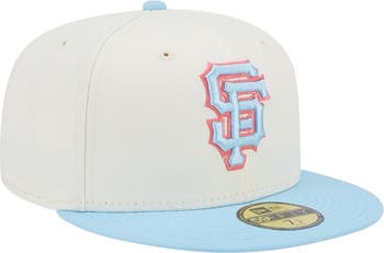 New Era Men's New Era Light Blue/Red New York Yankees Spring Color Two-Tone  59FIFTY Fitted Hat