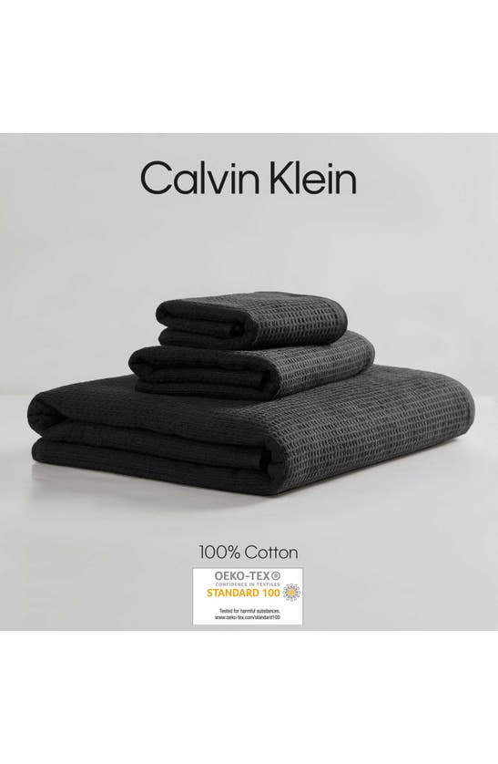 Calvin Klein Eternity Cotton Bath Essentials In Black