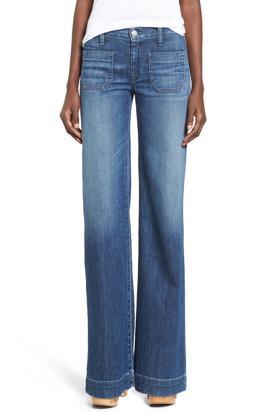 hudson wide leg jeans