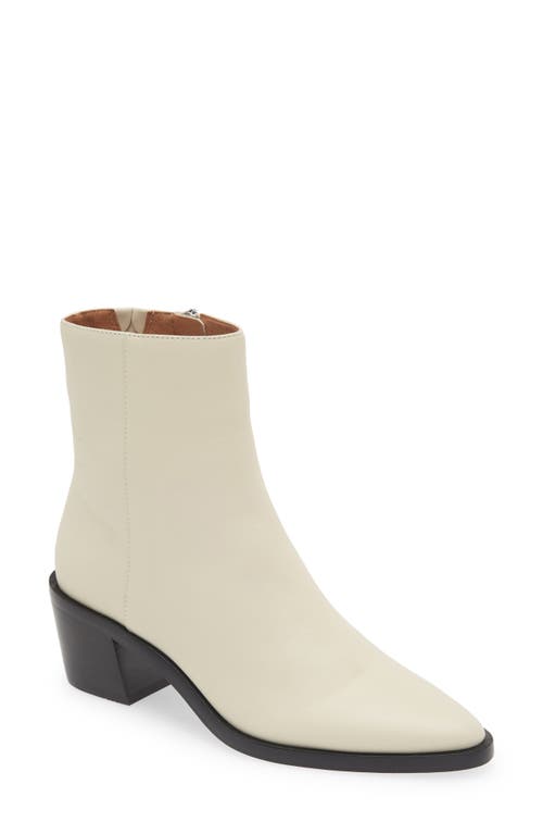 The Darcy Ankle Boot in Pale Parchment