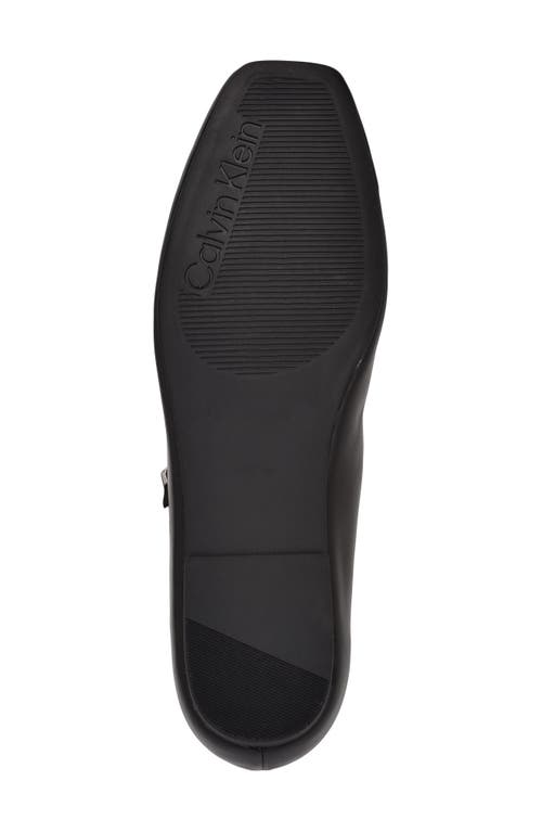 Calvin Klein Emery Mary Jane Flat In Black