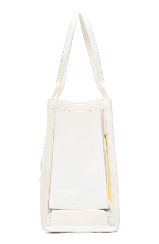 Shop Marc Jacobs The Large Transparent Tote In White