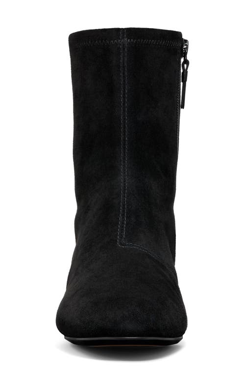 Birdies Starling 50 Bootie In Black Stretch Suede