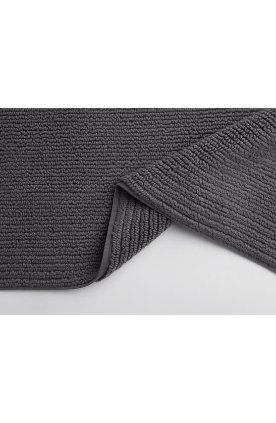 Parachute Soft Rib Bath Mat In Dark Grey