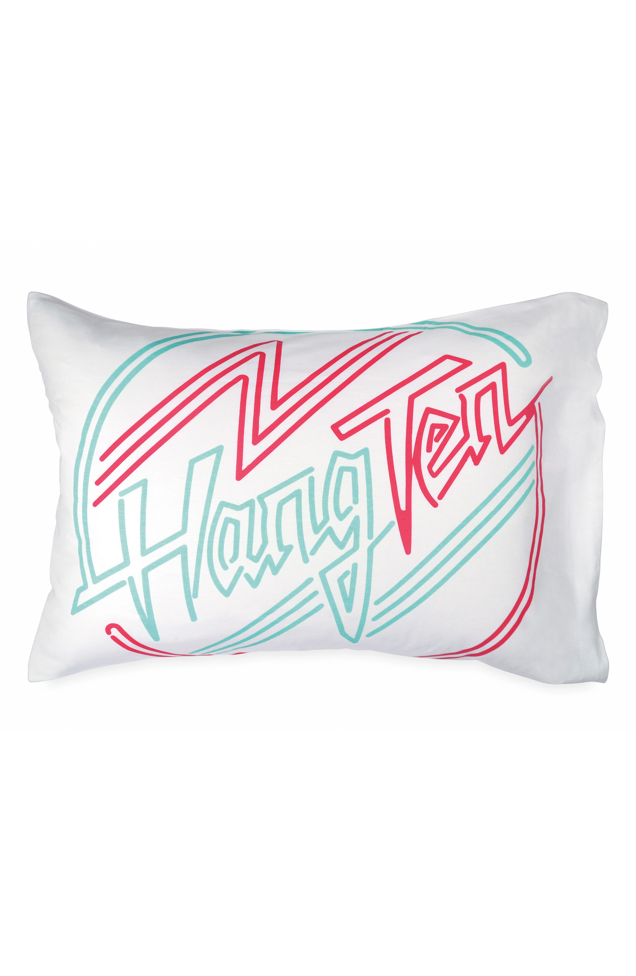 Hang Ten Neon Logo Pillowcase Nordstrom