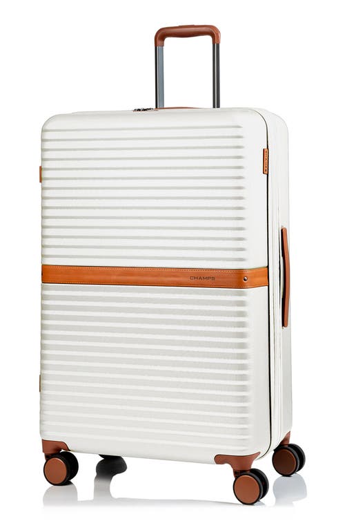 Champs Vintage Ii 28-inch Hardside Spinner Packing Case In Ivory
