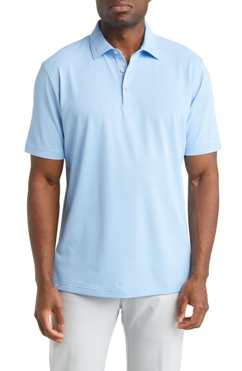 Peter Millar THE PLAYERS Light Blue Jubilee Performance Jersey Polo