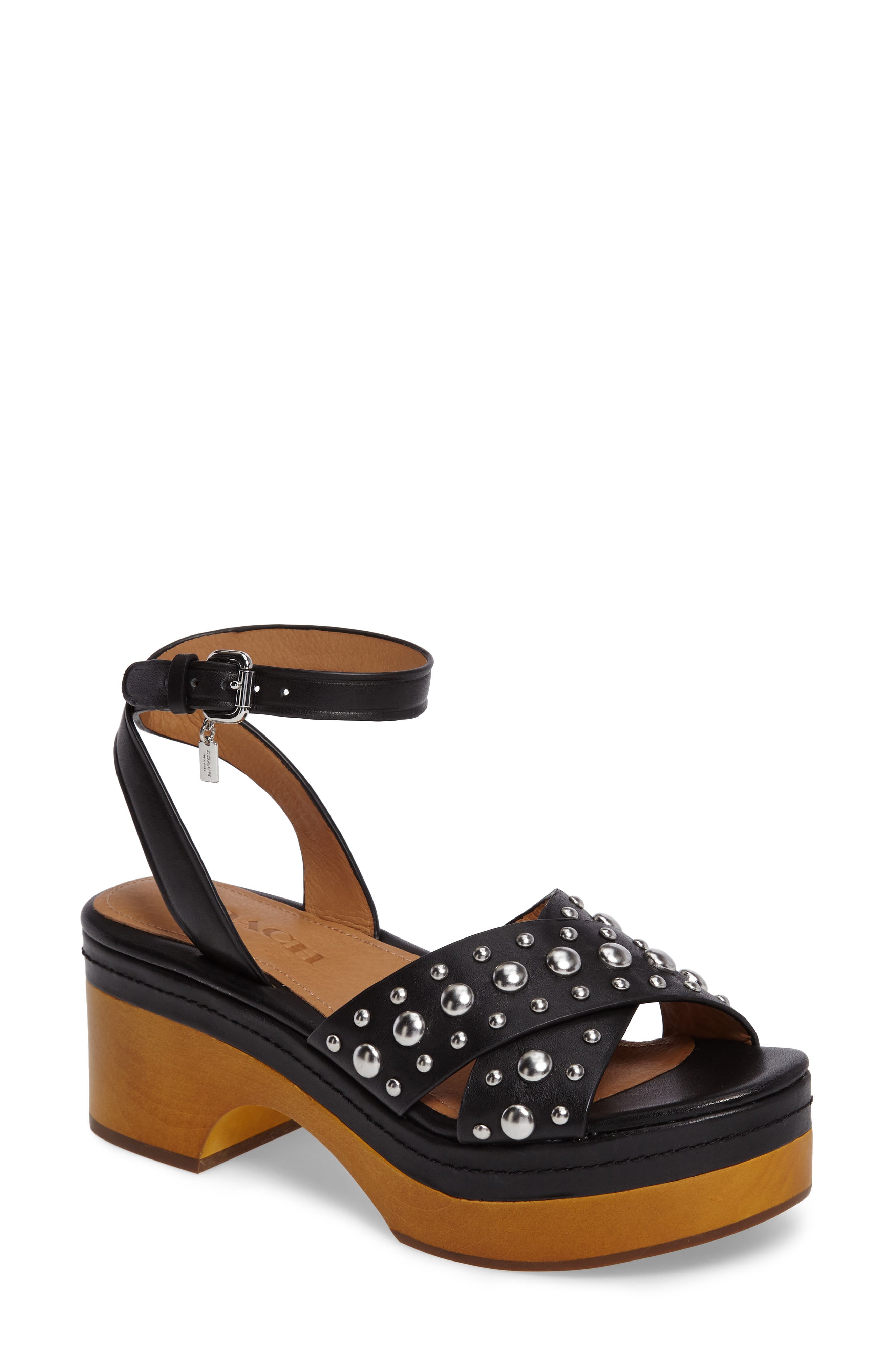 COACH Astor Clog Platform Sandal (Women) Nordstrom