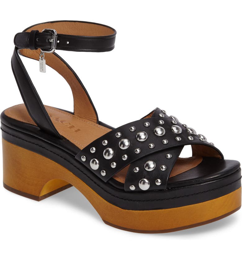 COACH Astor Clog Platform Sandal (Women) | Nordstrom