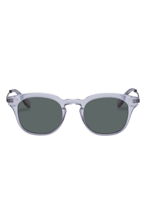 Trasher 50mm Square Sunglasses in Pewter