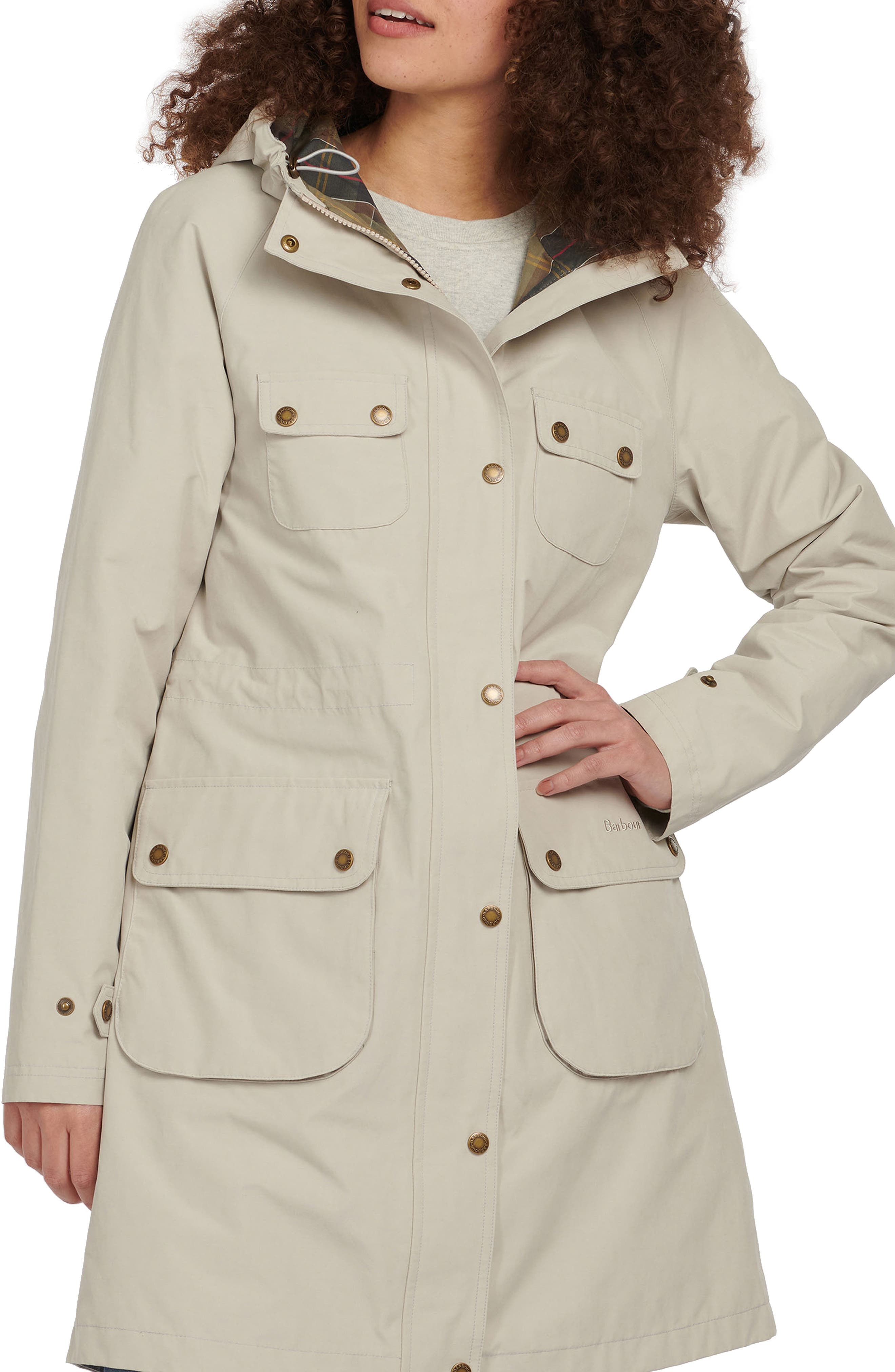 Women's Beige Raincoats, Rain Jackets 