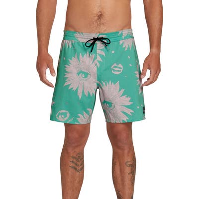Volcom Remote Swim Trunks, Green