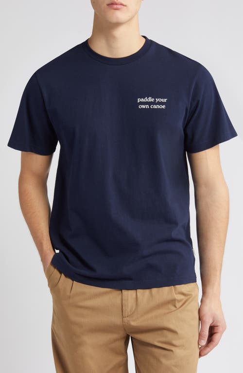 Tip Organic Cotton T-Shirt in Navy