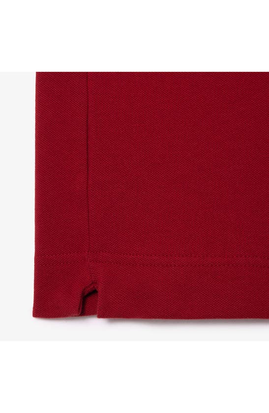 Lacoste Regular Fit Tipped Piqué Polo In Ixx Ora