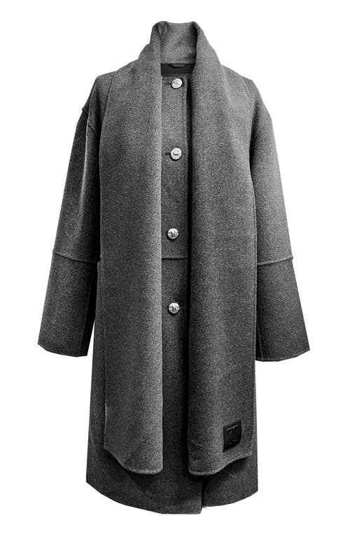 Dawn Levy Claude Coat In Shadow Grey