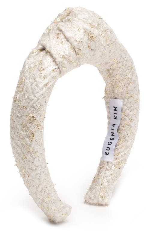 Eugenia Kim Maryn Knotted Headband in Ivory/Gold at Nordstrom