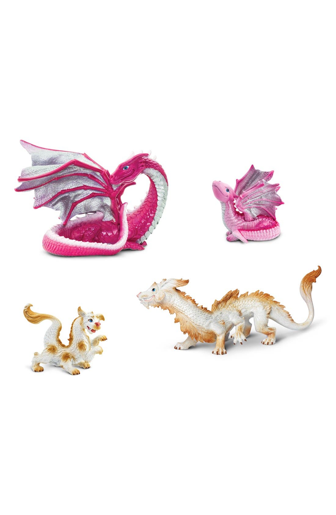 Safari Ltd. Mother & Baby Dragon Figurines (Set of 4) Nordstrom