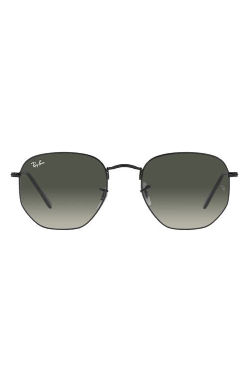 Ray-Ban 54mm Geometric Sunglasses in Black at Nordstrom