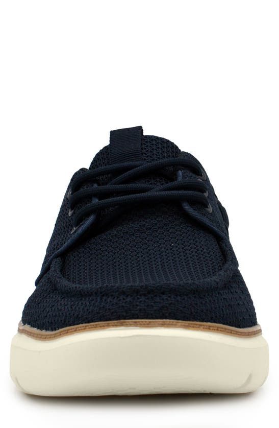 Delo Go Green Slip-on Boat Shoe In Navy