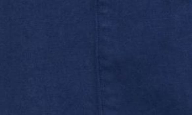 Shop Max Mara Gabriel Short Sleeve Oversize Cotton Canvas Shirt In Navy