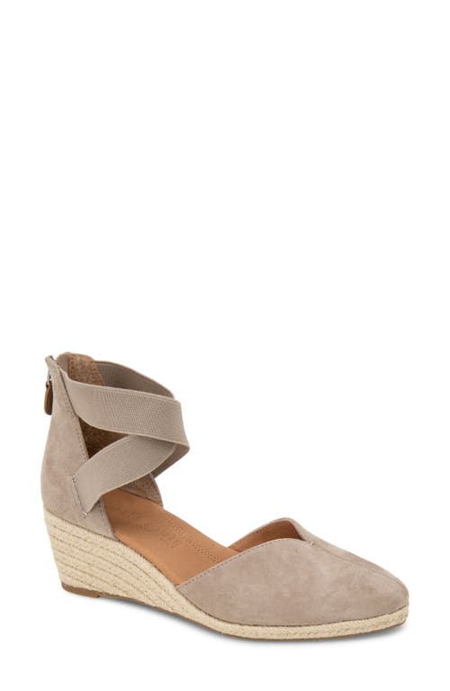 GENTLE SOULS BY KENNETH COLE Orya Espadrille Wedge Sandal Mushroom Suede at Nordstrom,