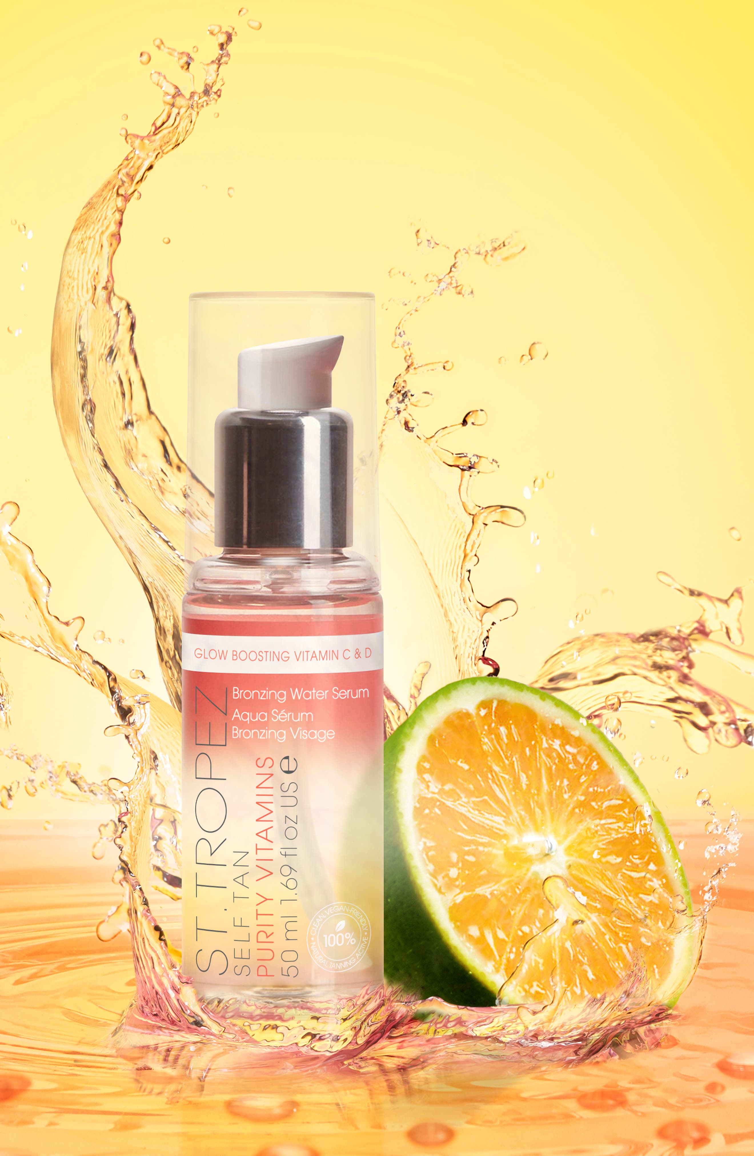 St. Tropez Self Tan Purity Vitamins Bronzing Water Face Serum Nordstrom
