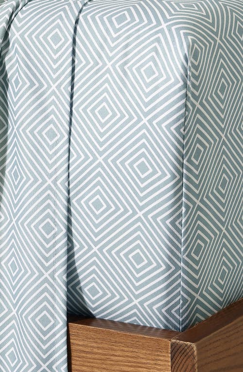 Vcny Home Diamond Print 6-piece Sheet Set In Gray Mist