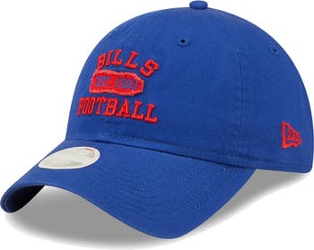Youth New Era Buffalo Bills Patch Gray & Royal Knit Hat