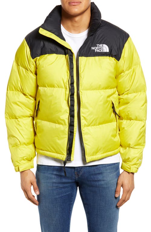 The North Face Men's Nuptse 1996 Packable Quilted Down Jacket in Acid Yellow at Nordstrom, Size Medium
