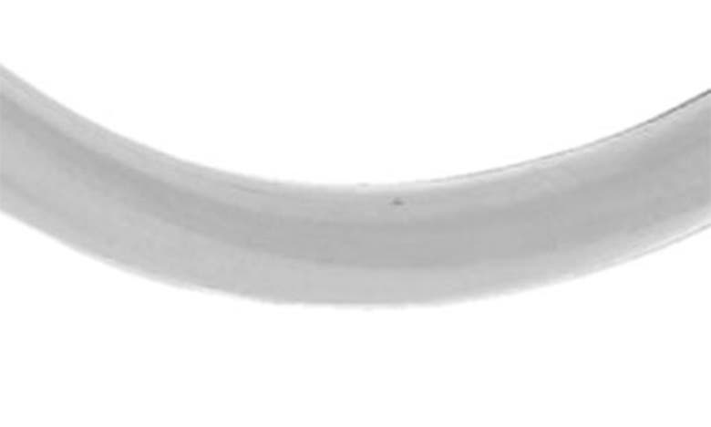 Savvy Cie Jewels Brazillian Hoop Earrings In White Gold