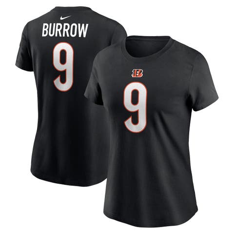 Kids Joe Burrow Black Cincinnati Bengals Mainliner Name & Number T