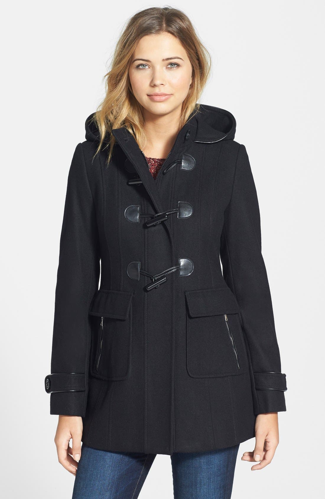 Laundry by Design Wool Blend Duffle Coat Nordstrom