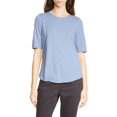 Eileen Fisher Crewneck Tee, Blue