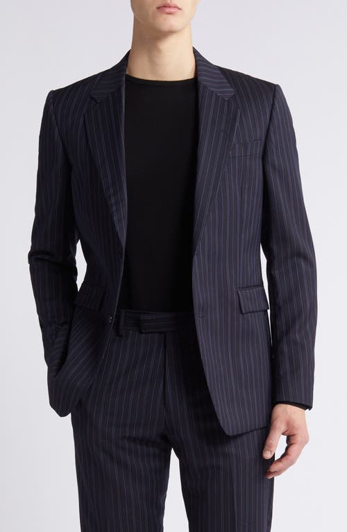 Tiger of Sweden Julien Pinstripe Wool Sport Coat Light Ink at Nordstrom, Us