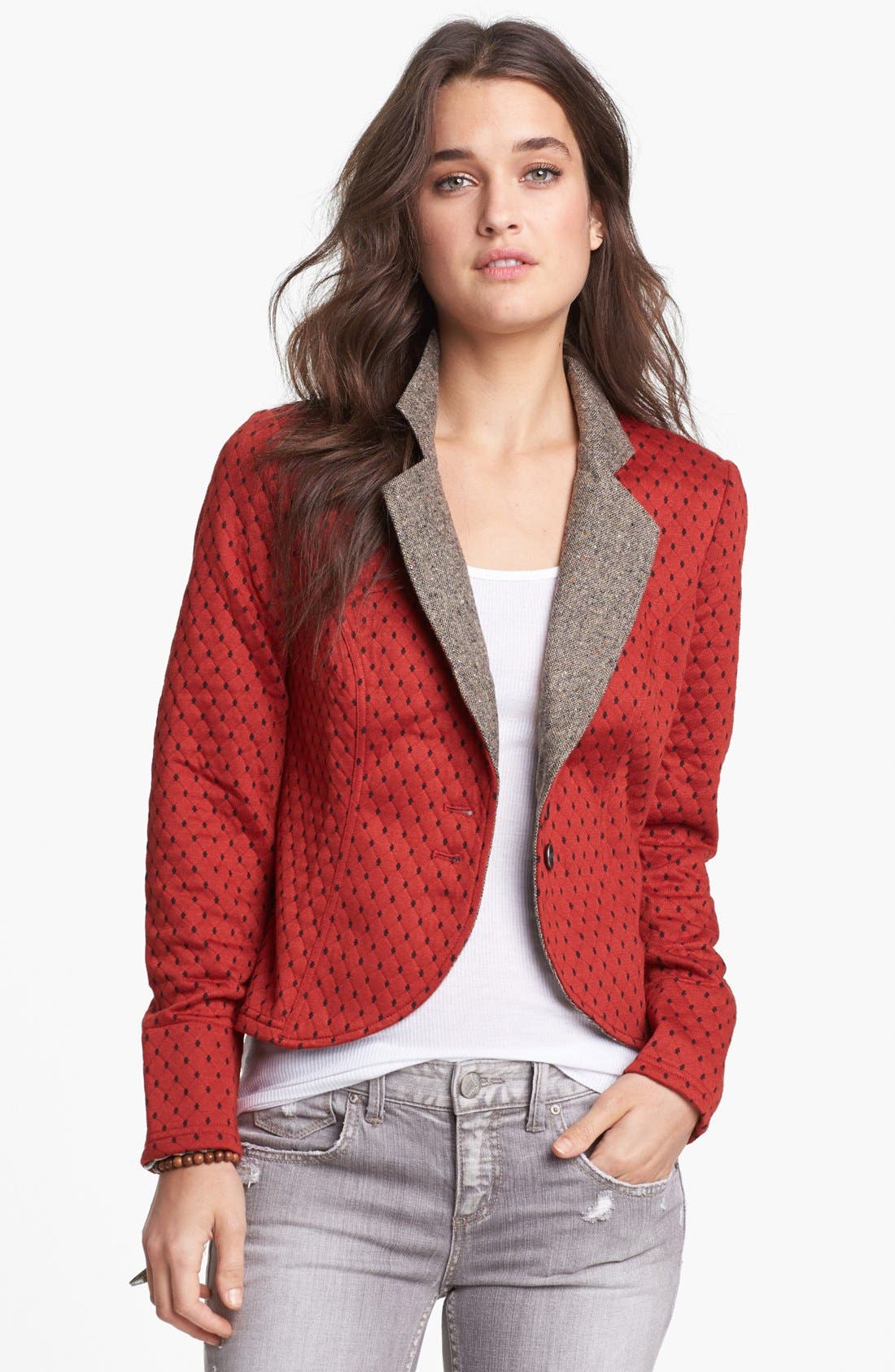 Free People Polka Dot Blazer Nordstrom