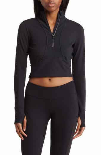 Yogalicious Womens Lux Crosstrain Everyday Half Zip Jacket With Thumbholes  - Dark Navy - Xs : Target