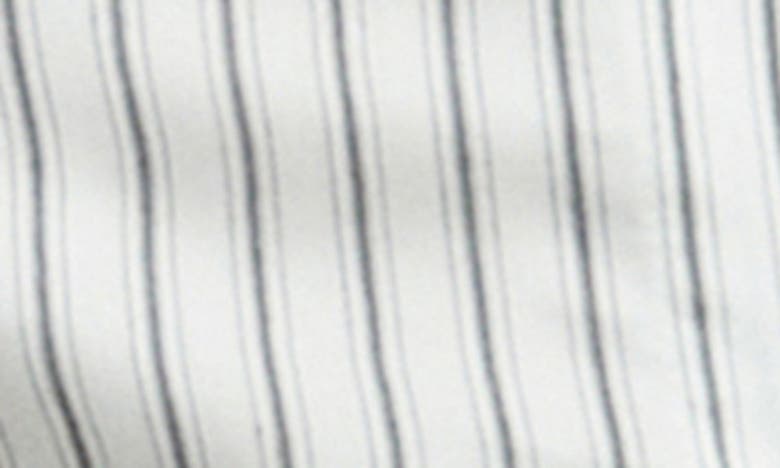 Shop Mango Camisa Rayu Stripe Tunic Shirt In Ecru